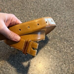 Vintage Harness house patina leather belt